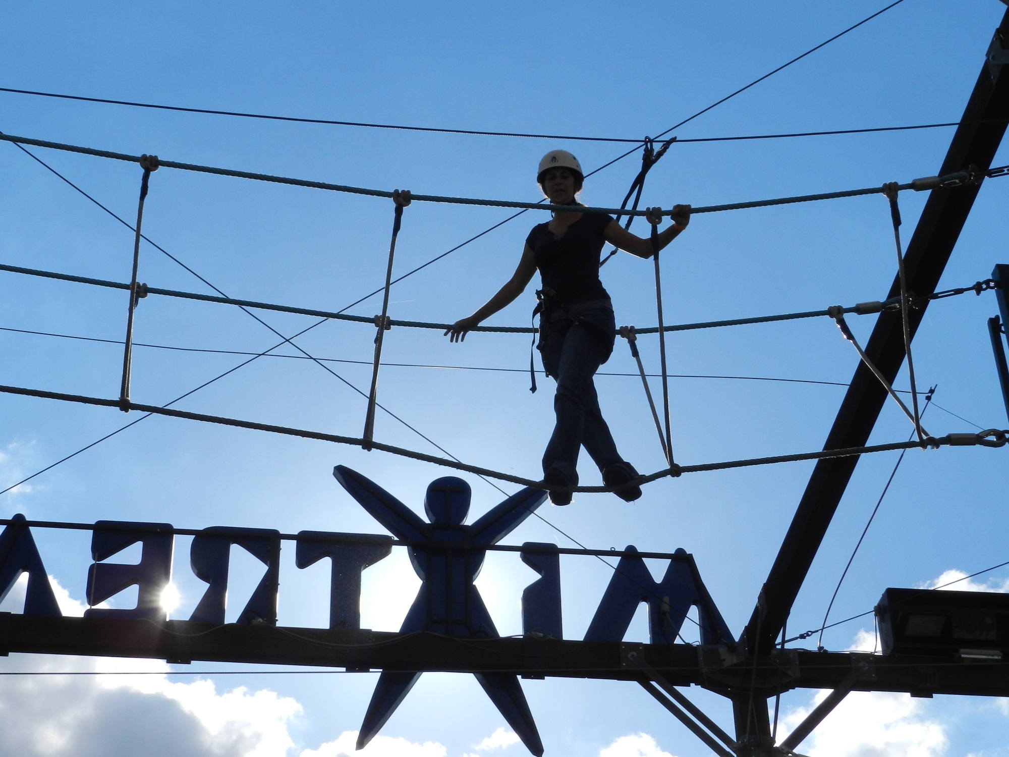 Action im Klettergarten Kaisermühlen