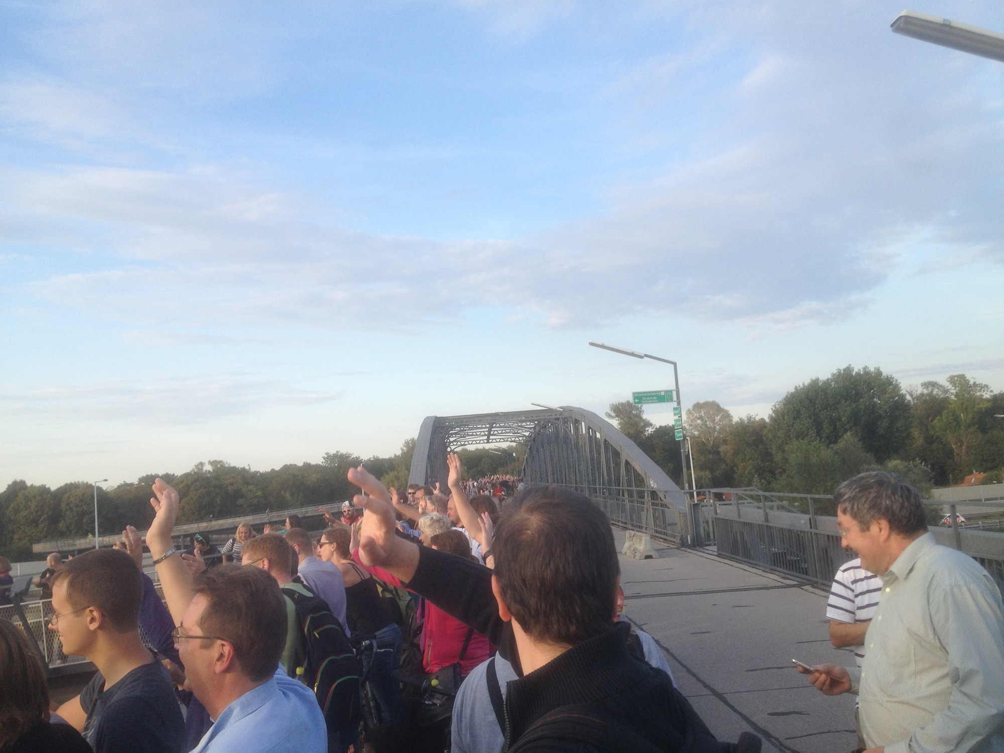 Es wurde tapfer 5 Minuten gewunken