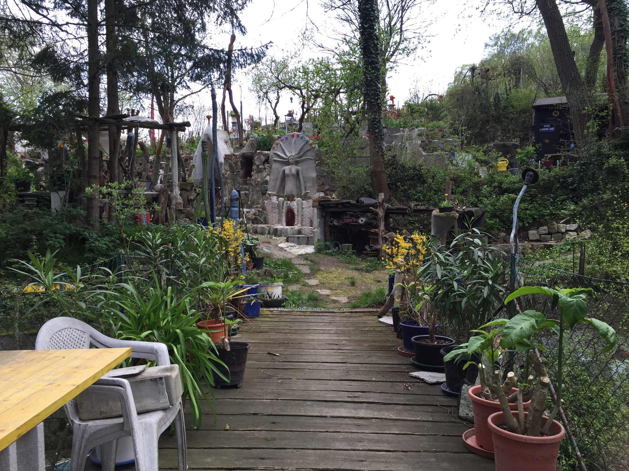 Tibetanischer Garten in der Nähe von Nussdorf