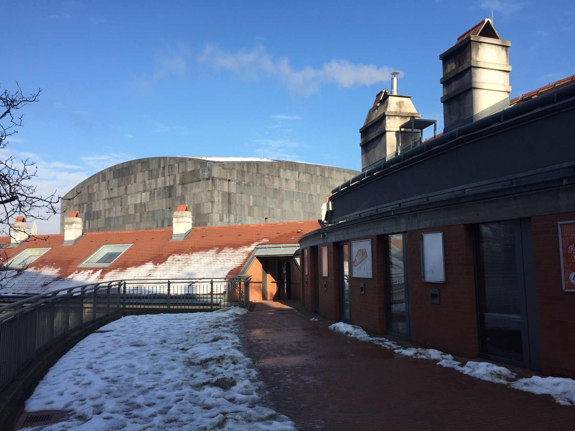 Museumsquartier, Blick auf das Mumok