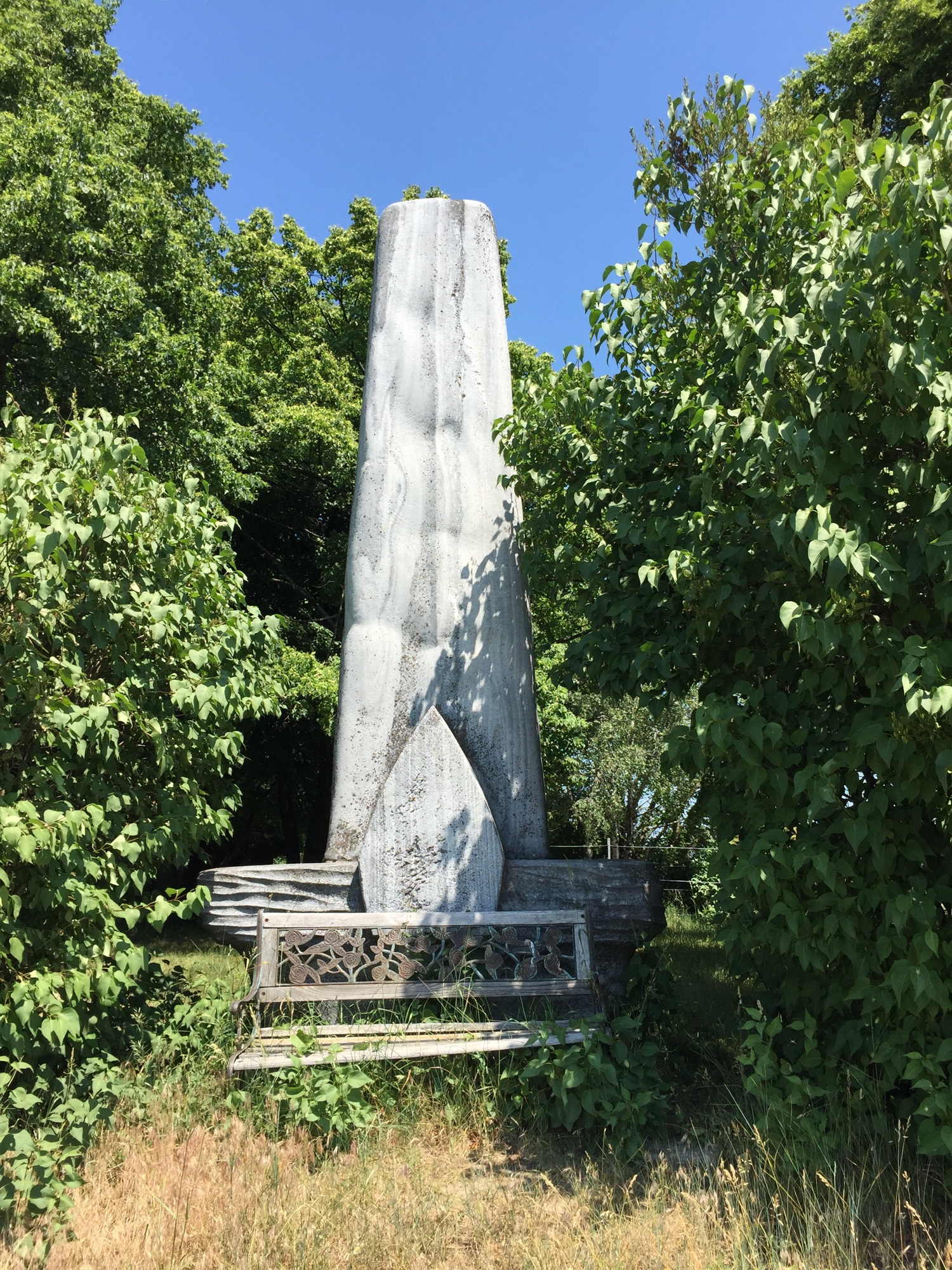 lauschiges Plätzchen an der früheren Brünner Straße