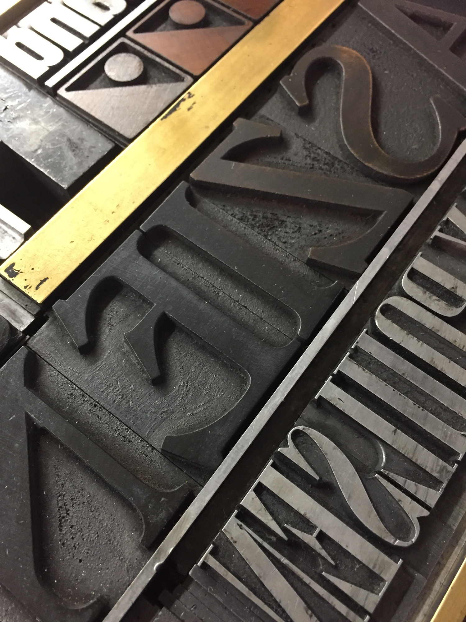 Tiefdruckformen im Museum für Druckkunst