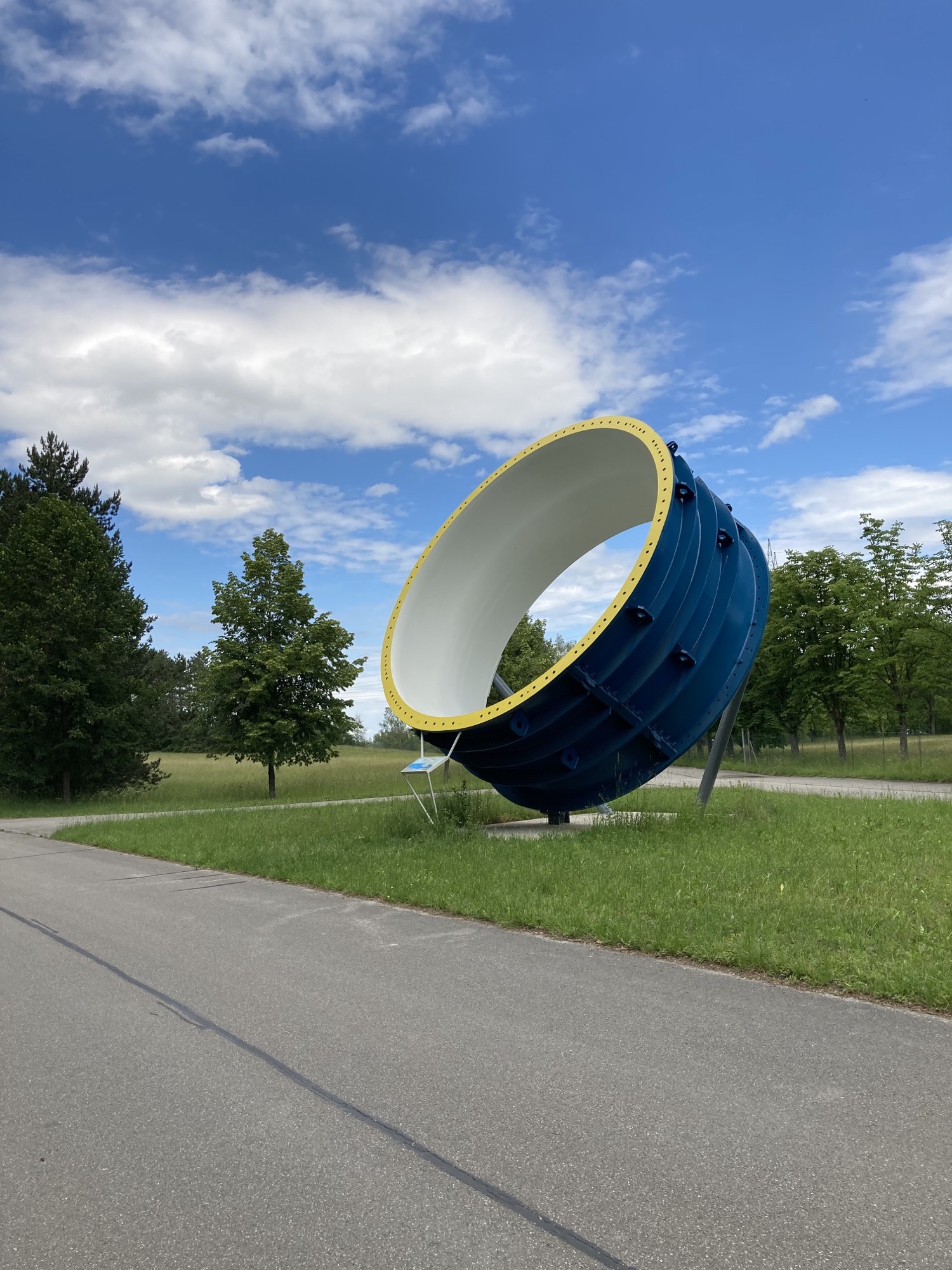 Laufradmantel einer Turbine des Kraftwerks Altenwörth