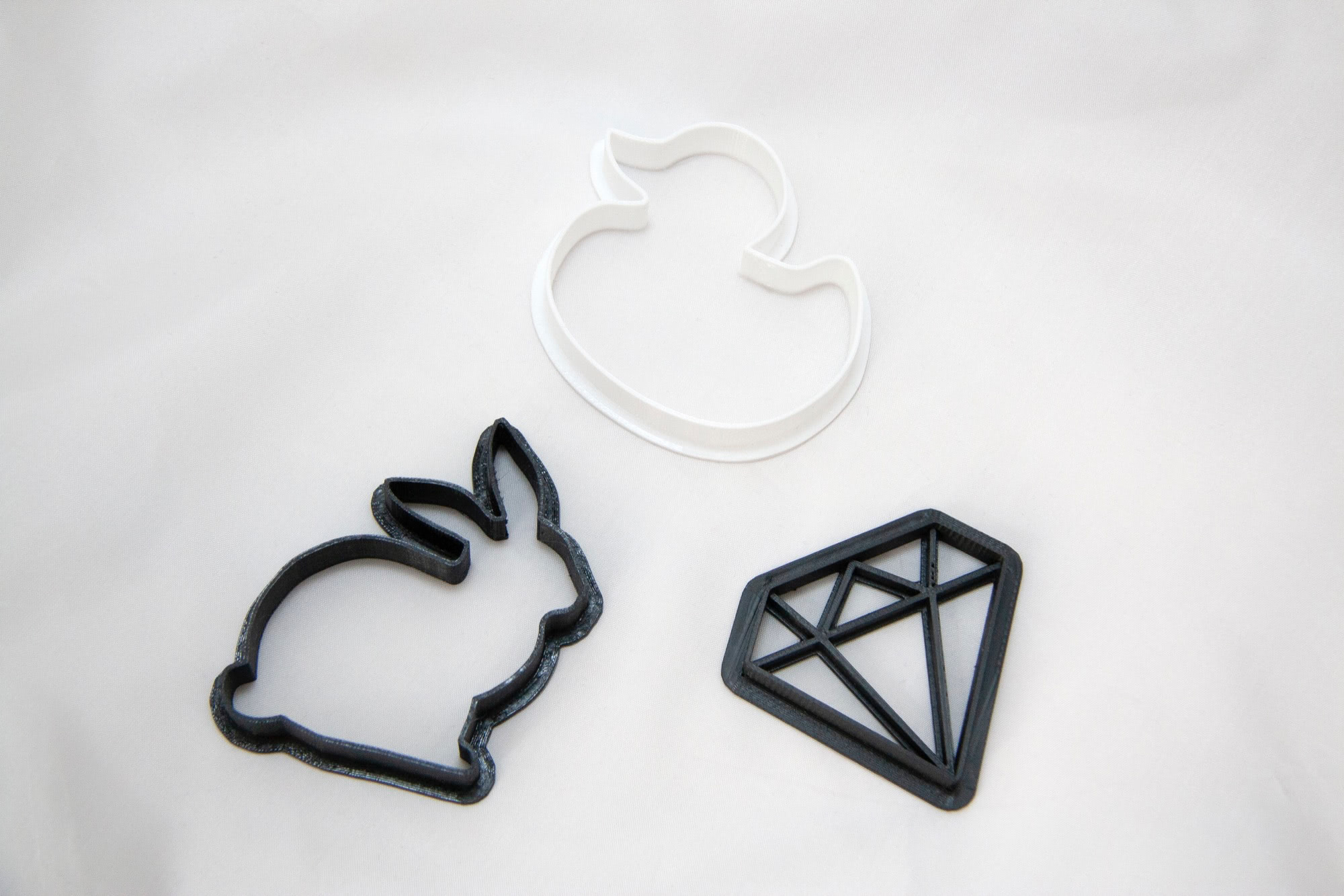 Keksausstecher Hase, Ente, Ruby